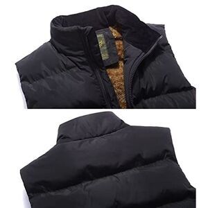Men's Black Puffer Vest